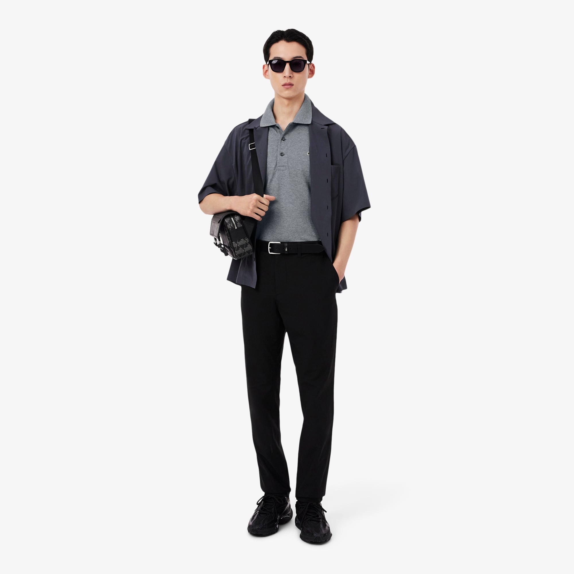Áo Polo Lacoste Nam Piqué Ôm Dáng Co Dãn