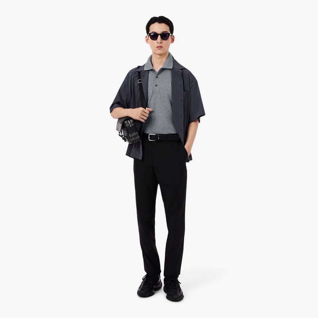 Áo Polo Lacoste Nam Piqué Ôm Dáng Co Dãn