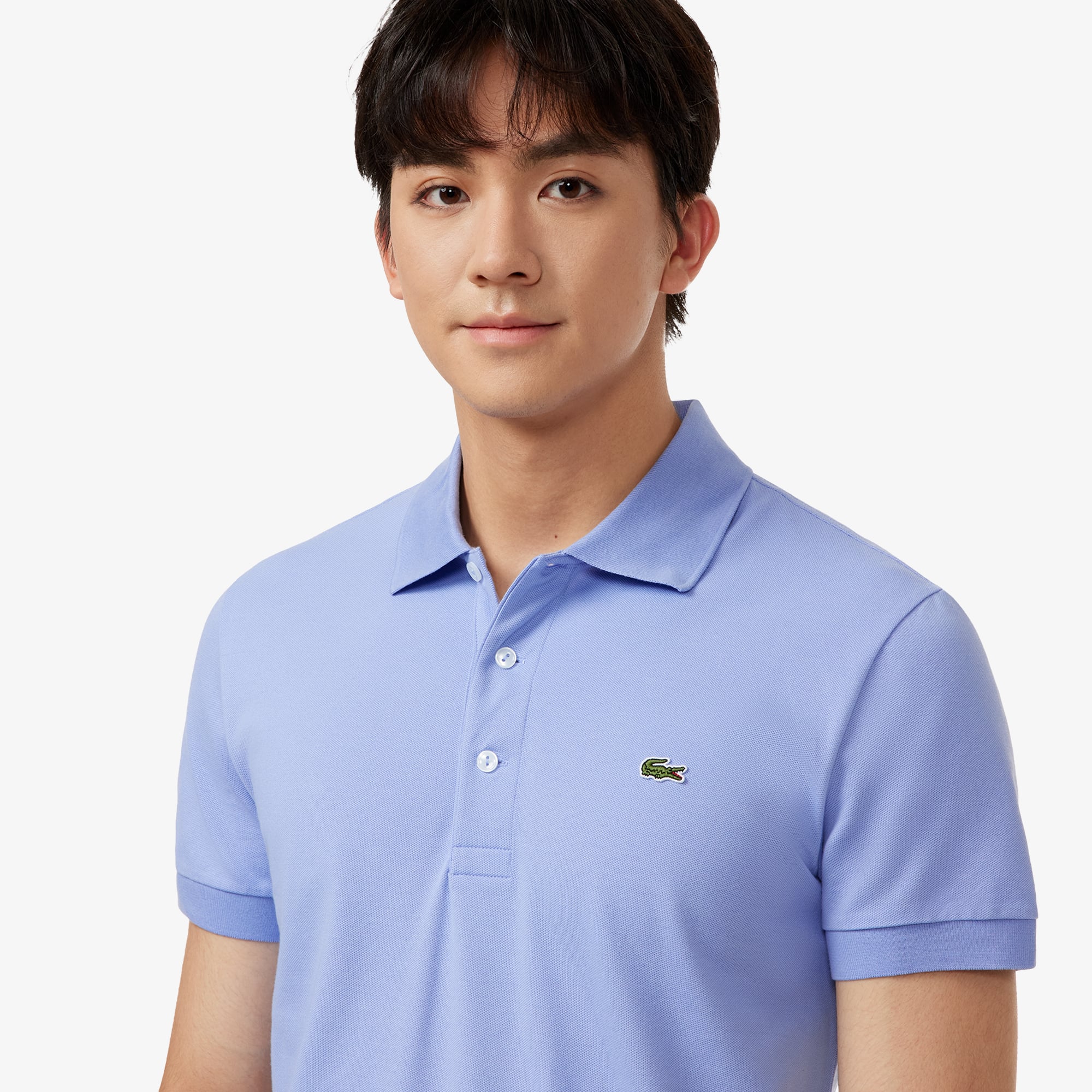 Áo Polo Lacoste Nam Piqué Ôm Dáng Co Dãn