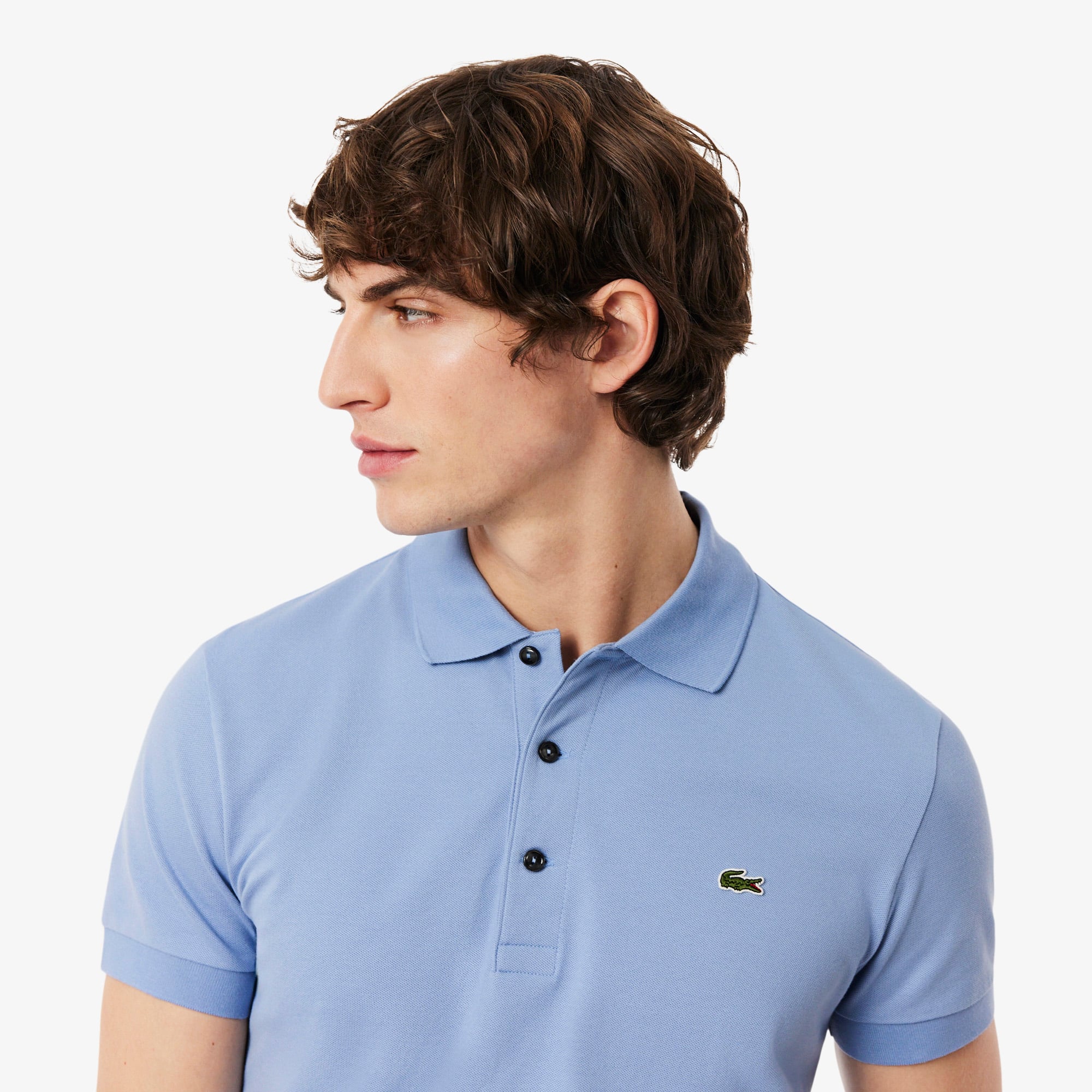 Áo Polo Lacoste Nam Piqué Ôm Dáng Co Dãn