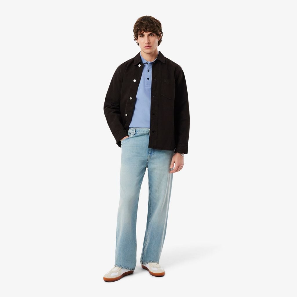 Áo Polo Lacoste Nam Piqué Ôm Dáng Co Dãn