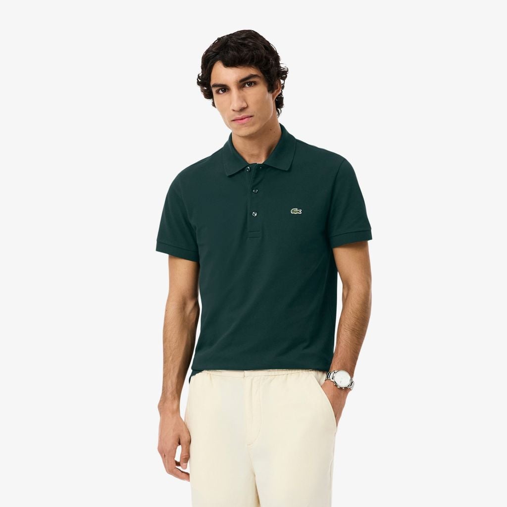 Áo Polo Lacoste Nam Piqué Ôm Dáng Co Dãn