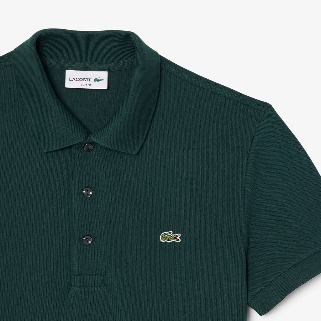 Áo Polo Lacoste Nam Piqué Ôm Dáng Co Dãn