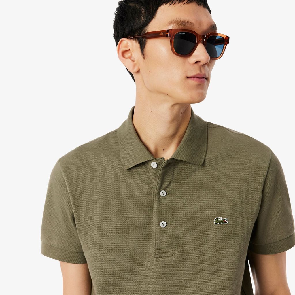 Áo Polo Lacoste Nam Piqué Ôm Dáng Co Dãn