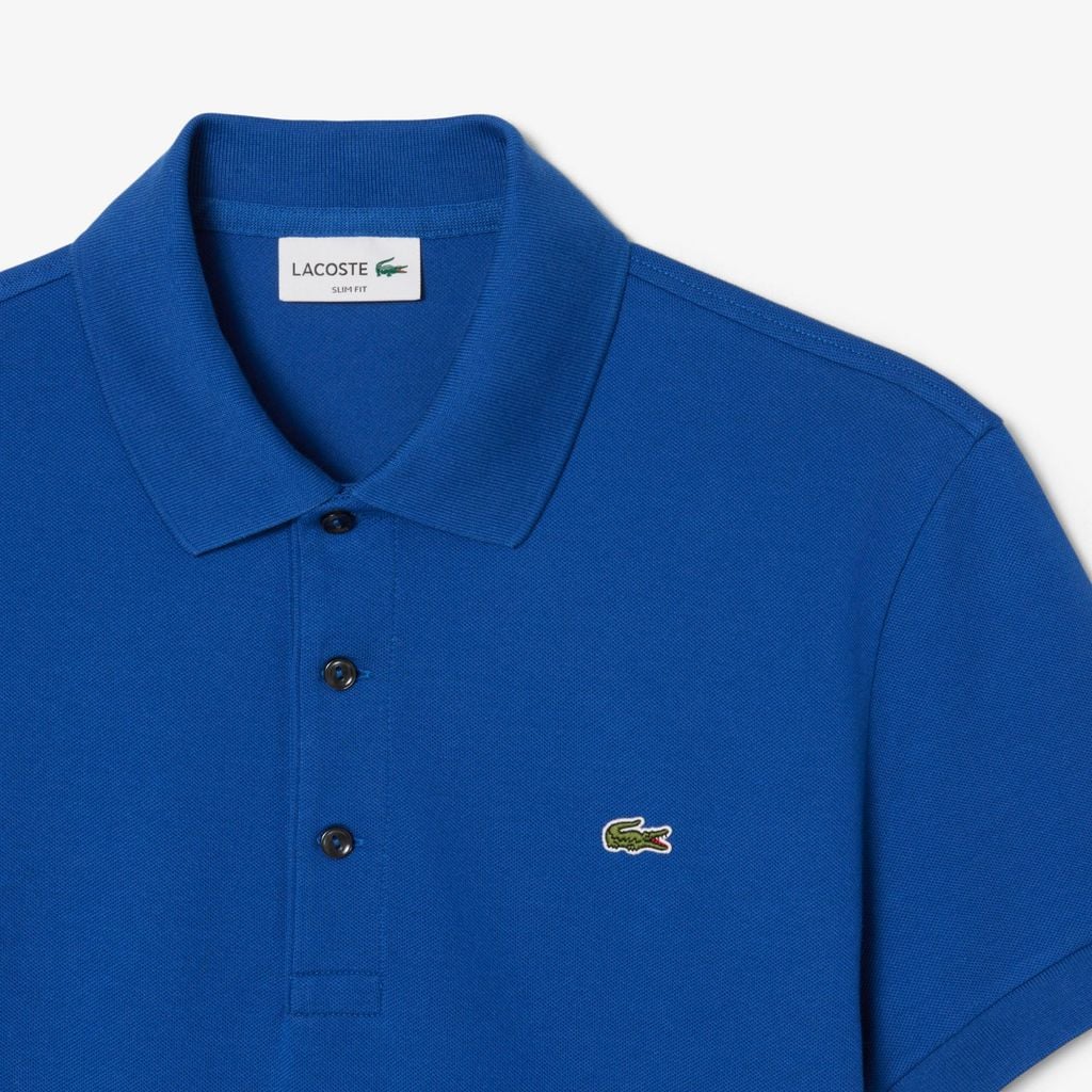 Áo Polo Lacoste Nam Piqué Ôm Dáng Co Dãn