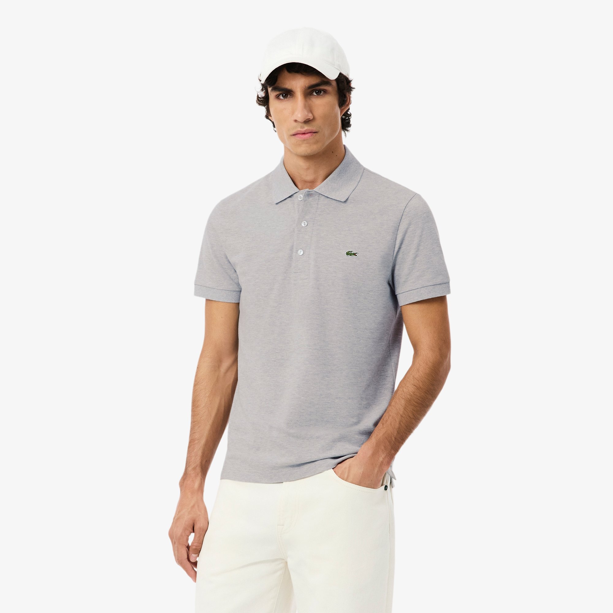 Áo Polo Lacoste Nam Piqué Ôm Dáng Co Dãn