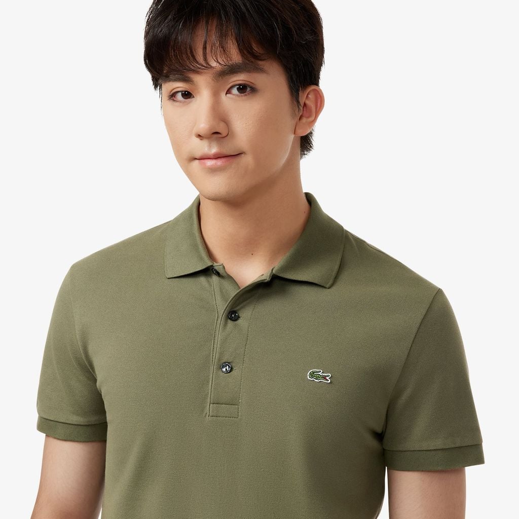 Áo Polo Lacoste Nam Piqué Ôm Dáng Co Dãn
