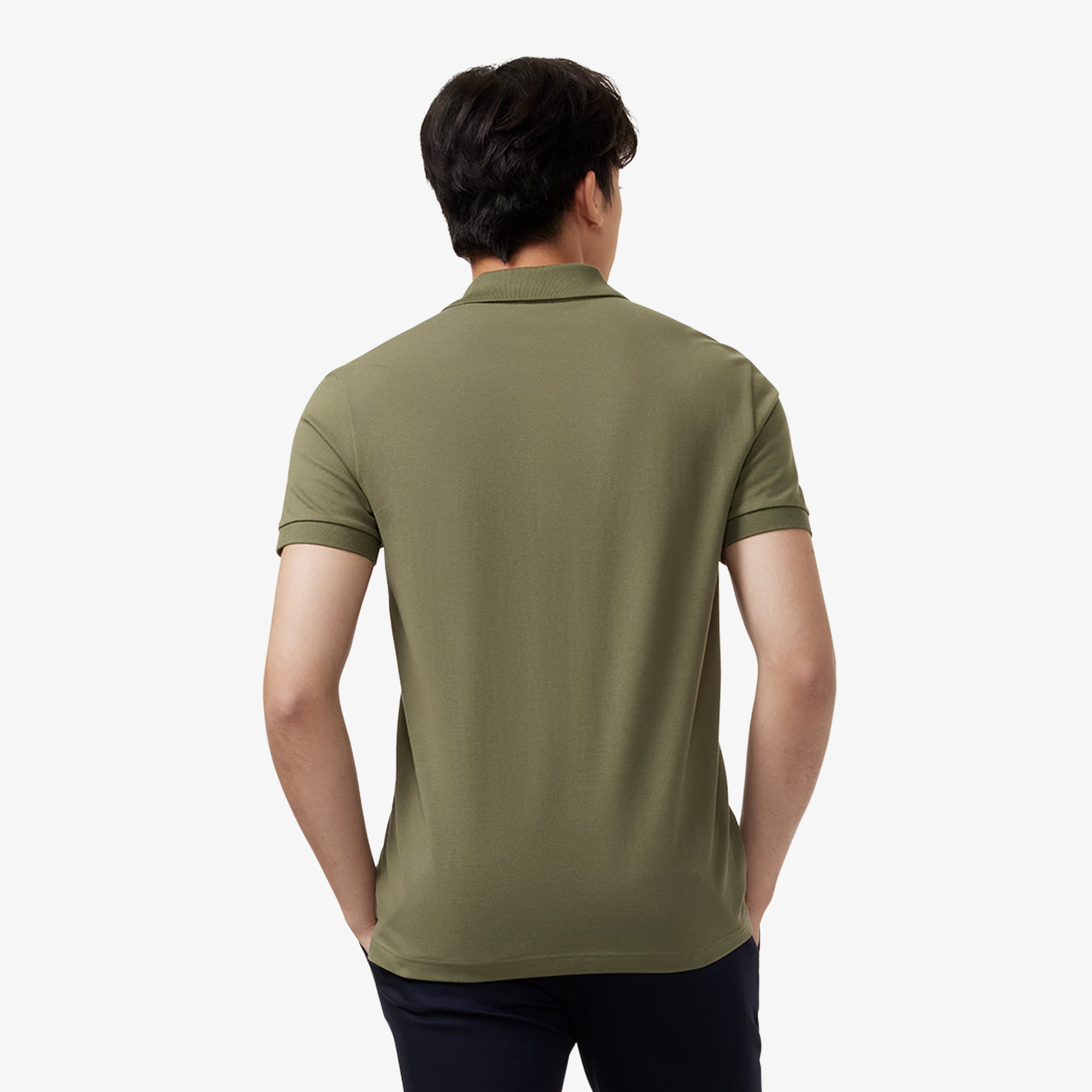 Áo Polo Lacoste Nam Piqué Ôm Dáng Co Dãn