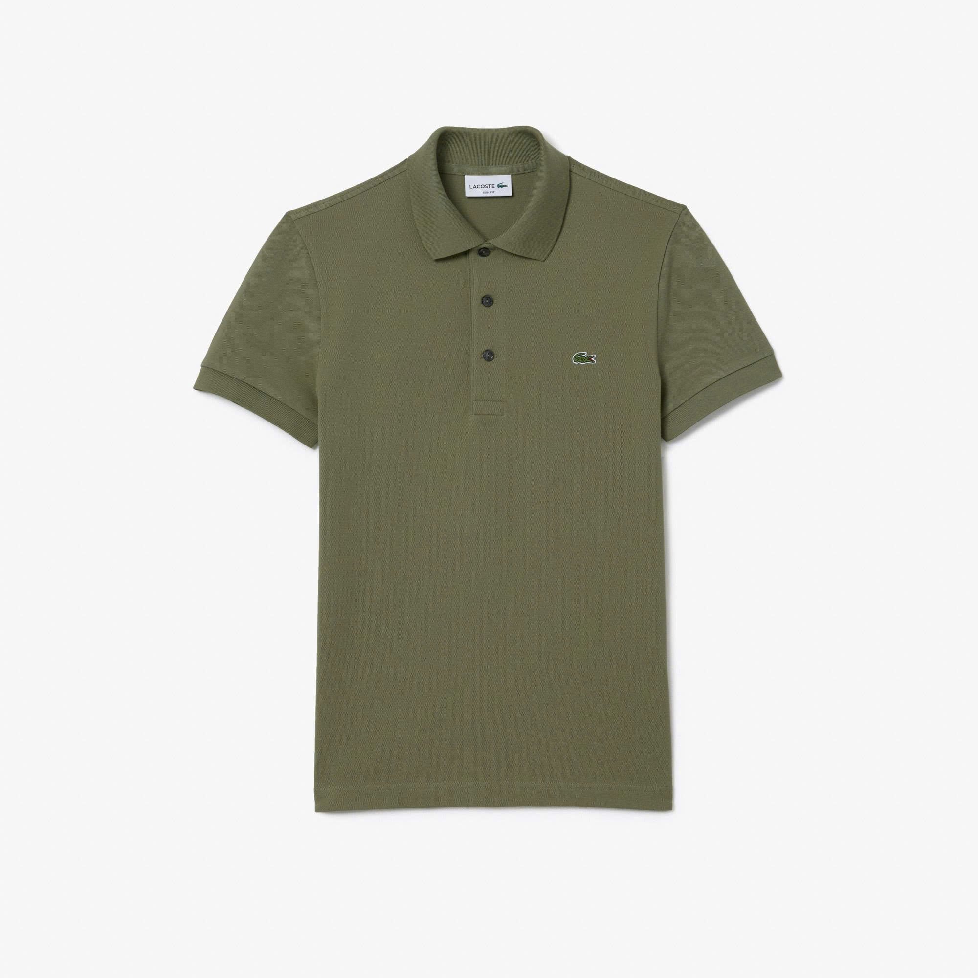 Áo Polo Lacoste Nam Piqué Ôm Dáng Co Dãn