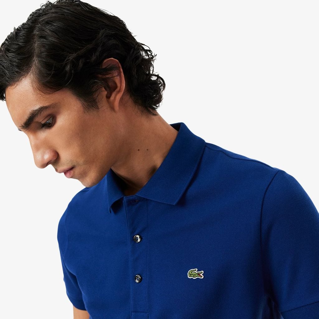 Áo Polo Lacoste Nam Piqué Ôm Dáng Co Dãn