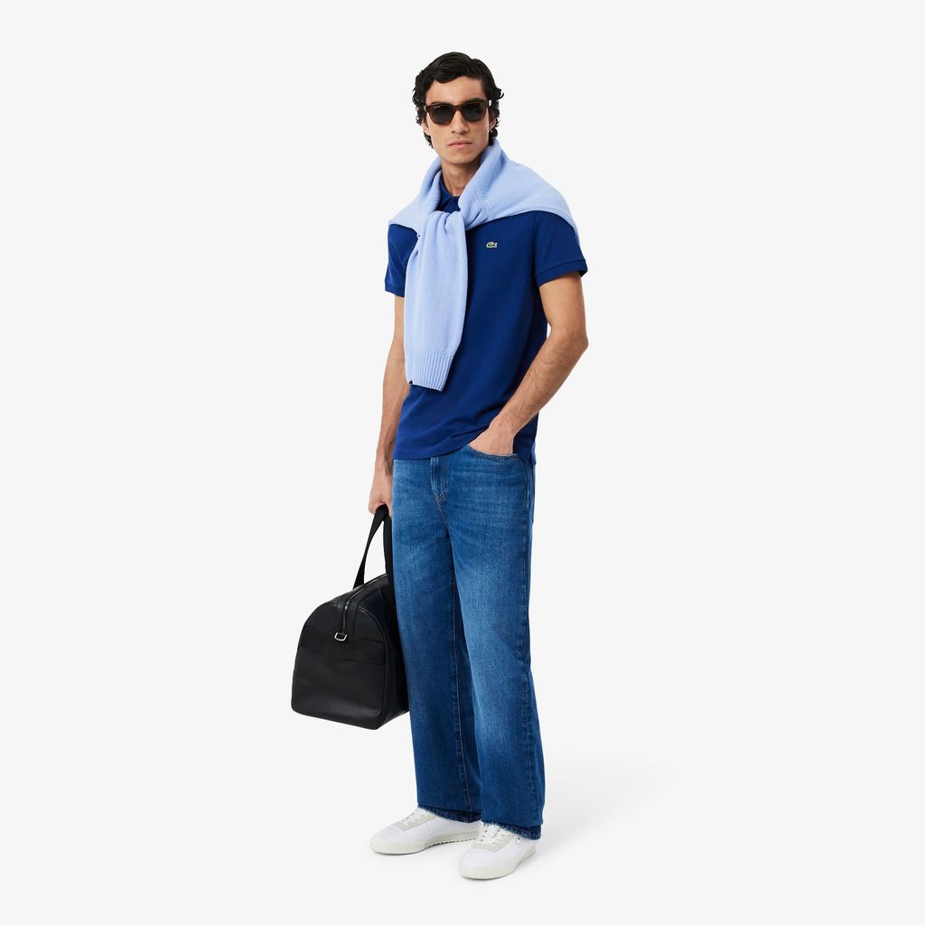 Áo Polo Lacoste Nam Piqué Ôm Dáng Co Dãn