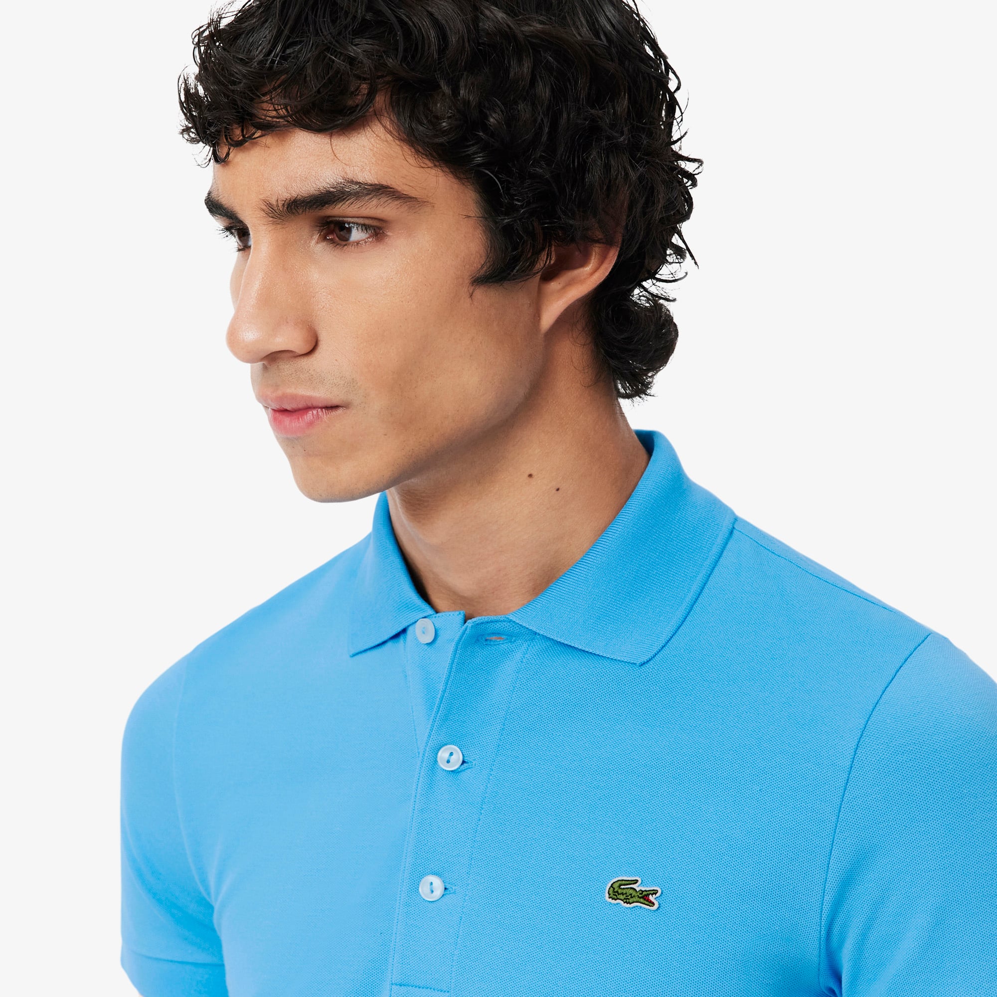 Áo Polo Lacoste Nam Piqué Ôm Dáng Co Dãn