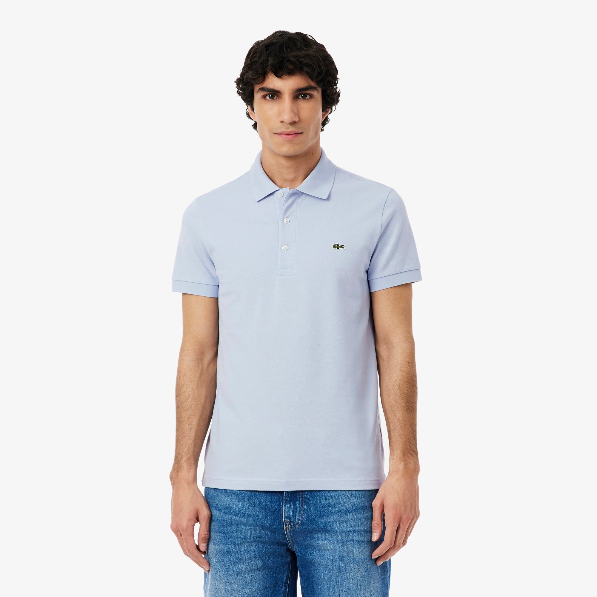 Áo Polo Lacoste Nam Piqué Ôm Dáng Co Dãn