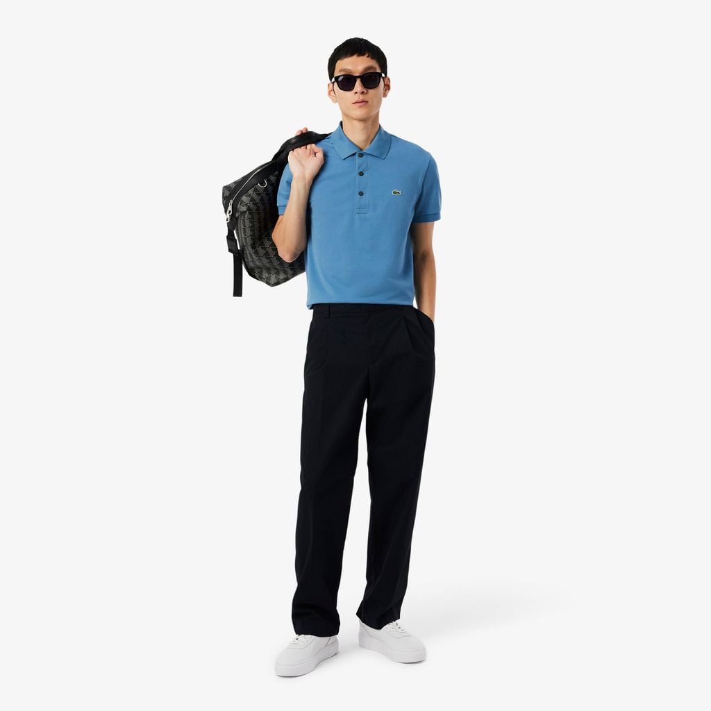 Áo Polo Lacoste Nam Piqué Ôm Dáng Co Dãn