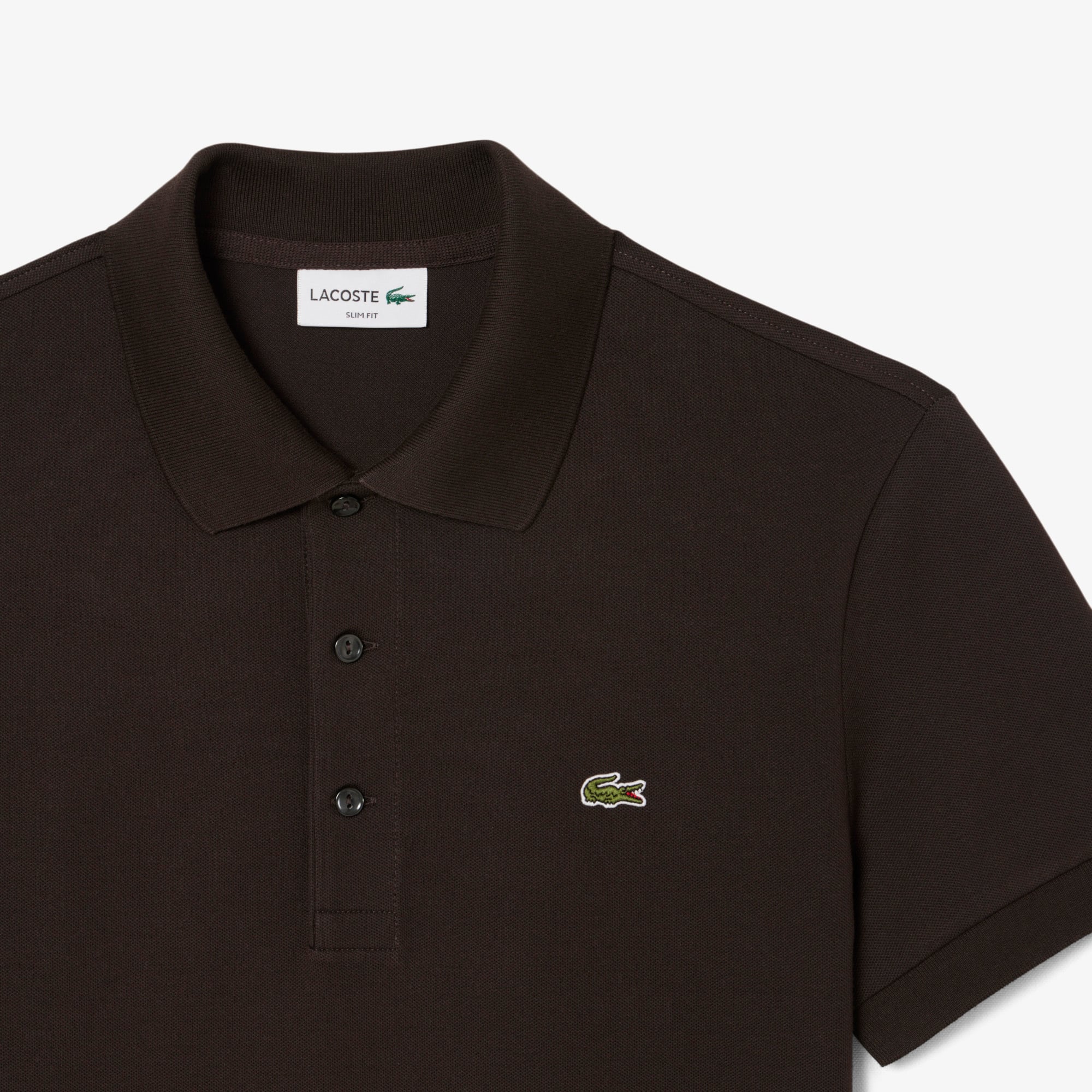 Áo Polo Lacoste Nam Piqué Ôm Dáng Co Dãn