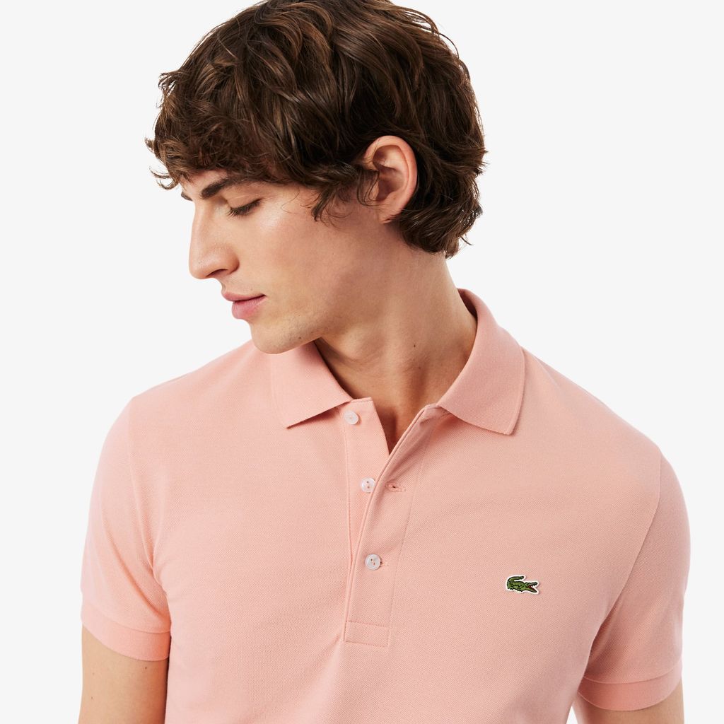 Áo Polo Lacoste Nam Piqué Ôm Dáng Co Dãn