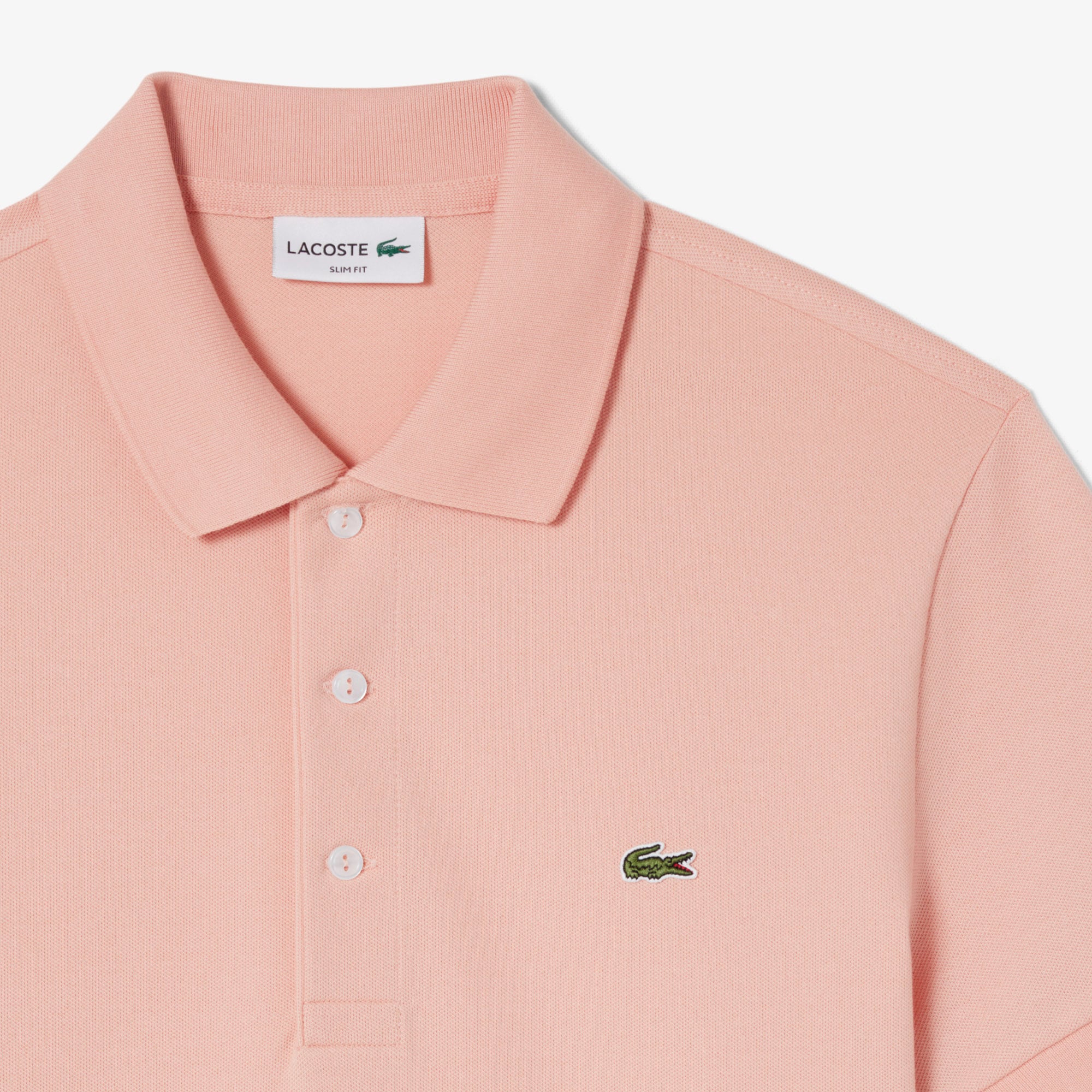 Áo Polo Lacoste Nam Piqué Ôm Dáng Co Dãn