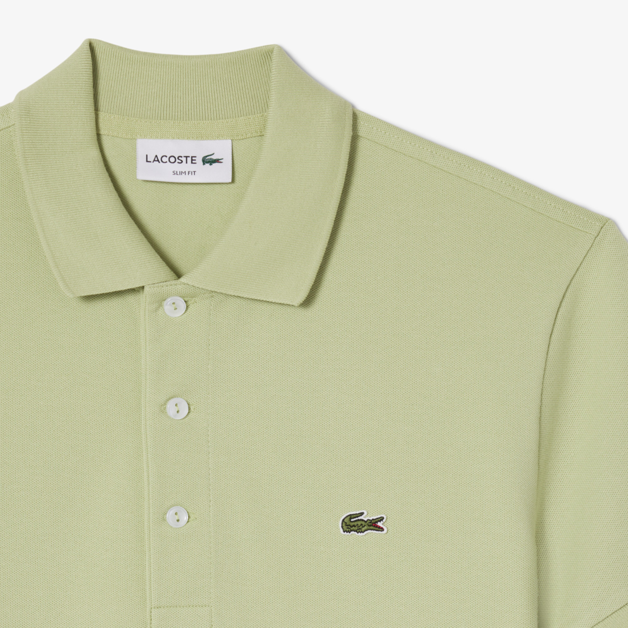 Áo Polo Lacoste Nam Piqué Ôm Dáng Co Dãn