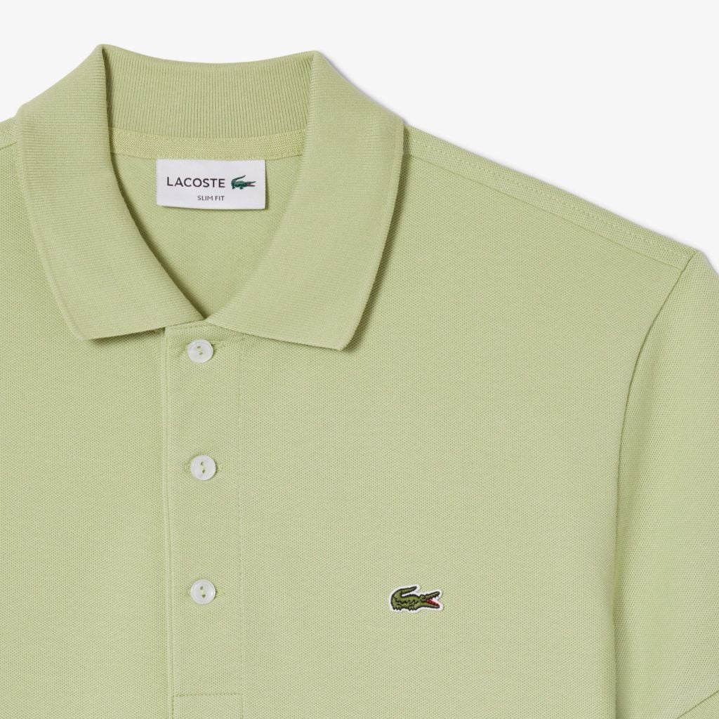 Áo Polo Lacoste Nam Piqué Ôm Dáng Co Dãn