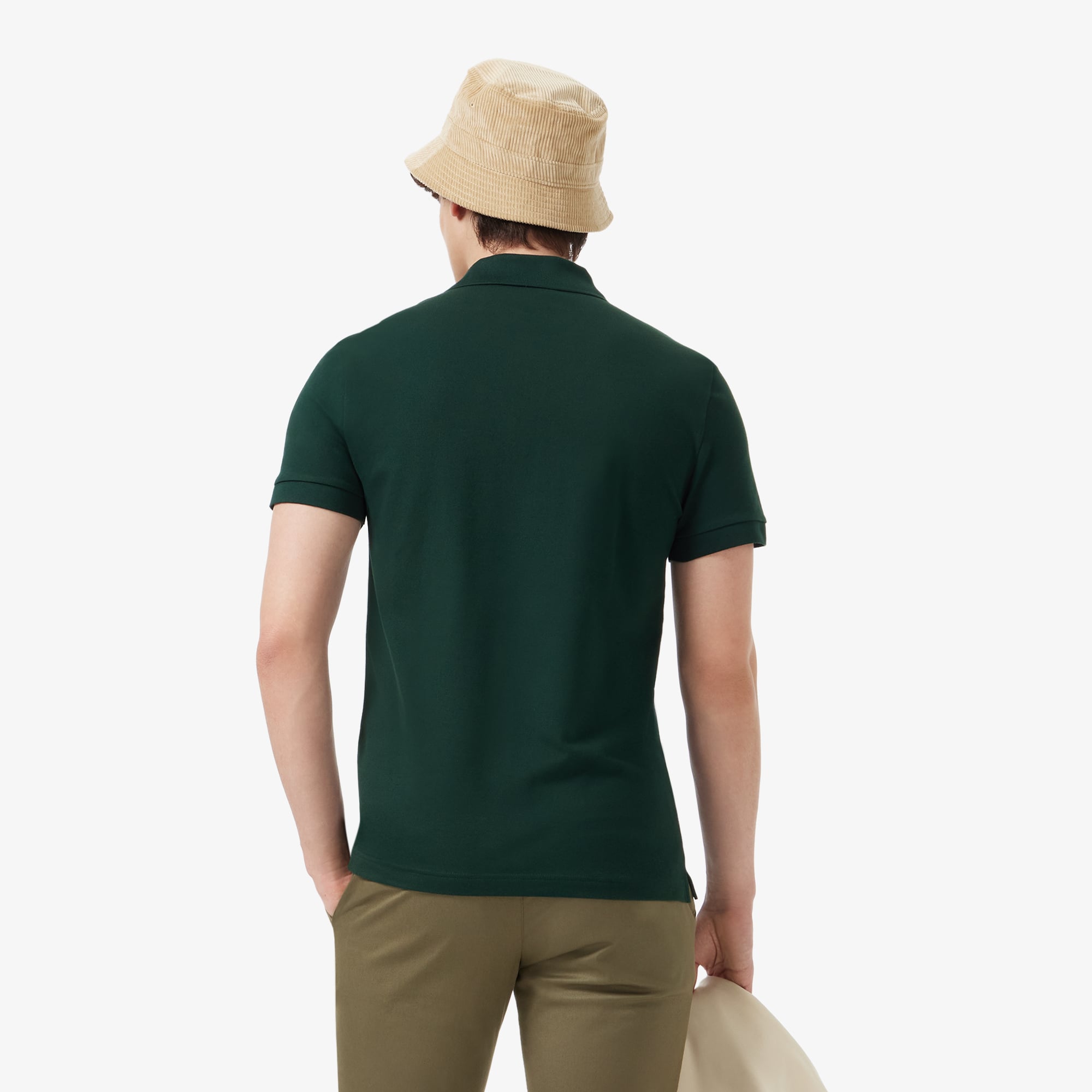 Áo Polo Lacoste Nam Piqué Ôm Dáng Co Dãn