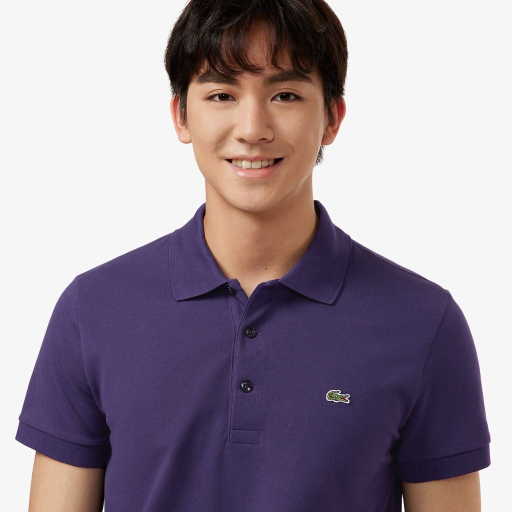 Áo Polo Lacoste Nam Piqué Ôm Dáng Co Dãn