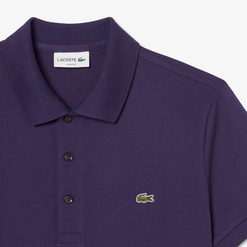 Áo Polo Lacoste Nam Piqué Ôm Dáng Co Dãn