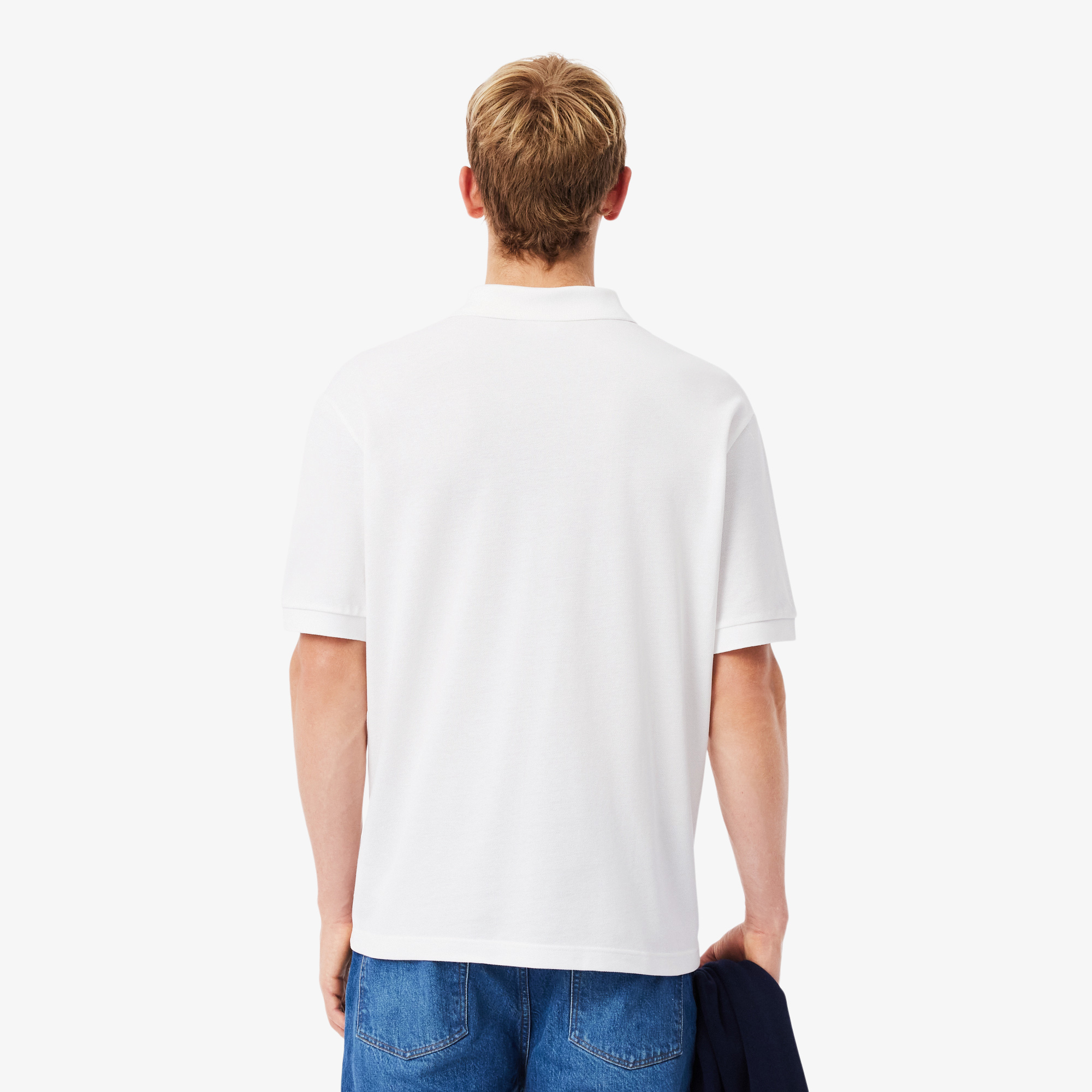 Áo Polo Lacoste Nam Piqué Dáng Rộng Dày Dặn