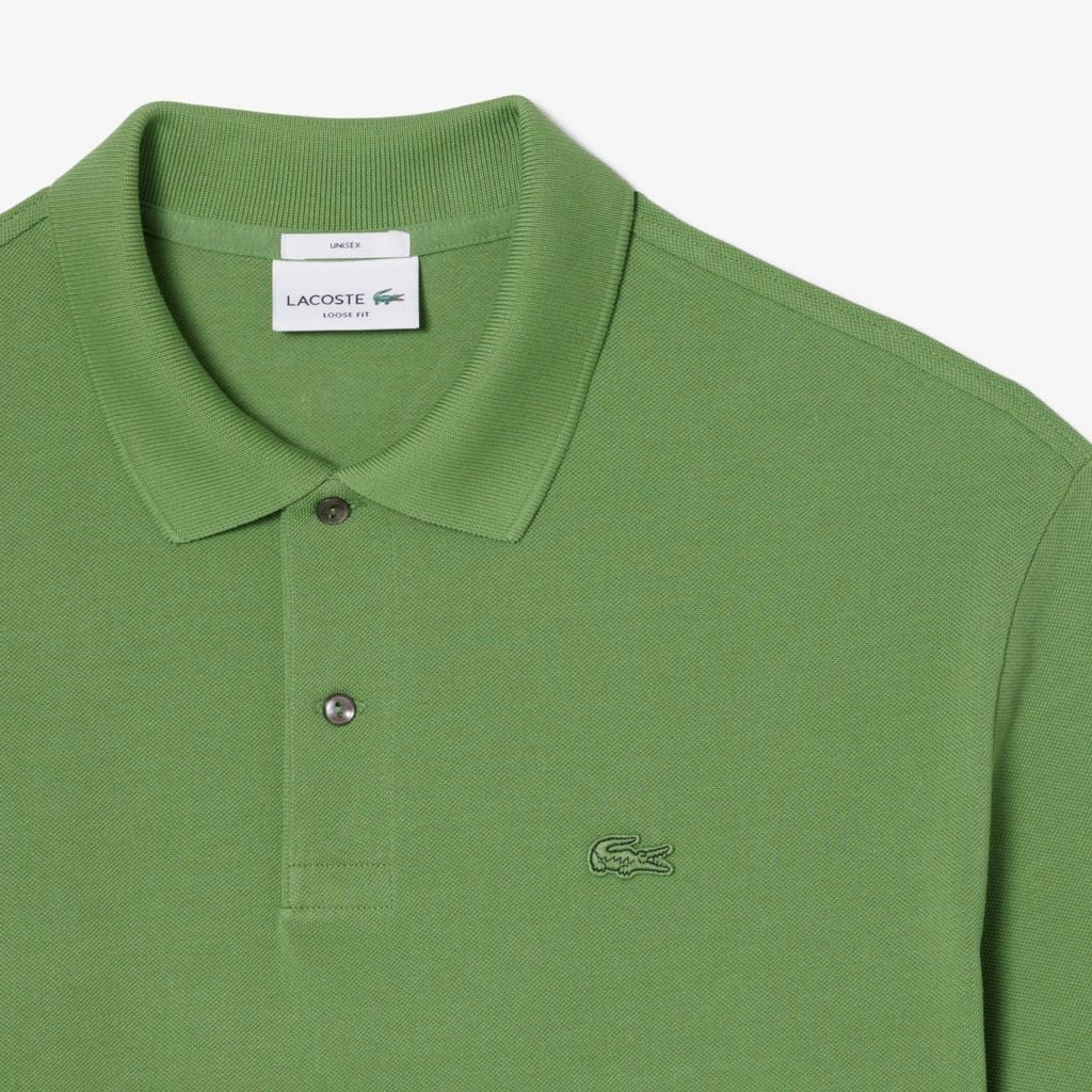 Áo Polo Lacoste Nam Piqué Dáng Rộng Dày Dặn