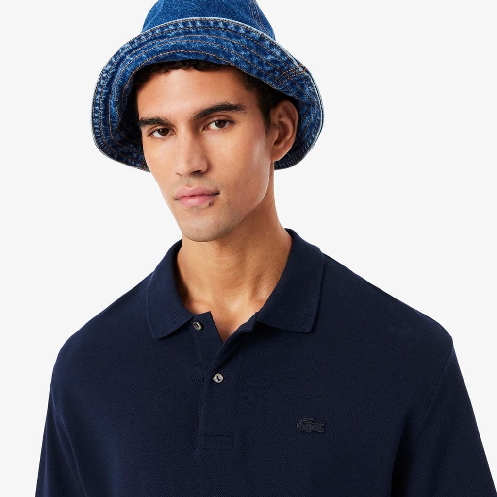 Áo Polo Lacoste Nam Piqué Dáng Rộng Dày Dặn