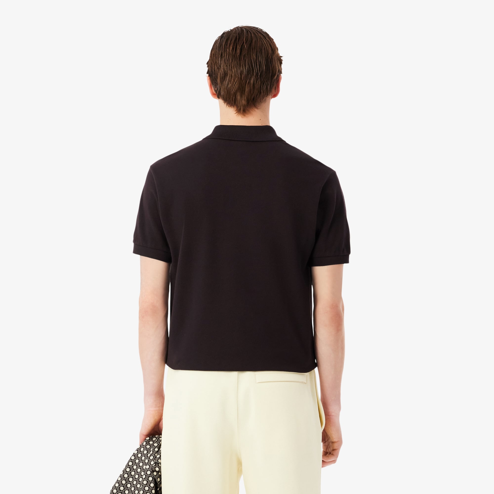 Áo Polo Lacoste Nam Piqué Dáng Rộng Dày Dặn
