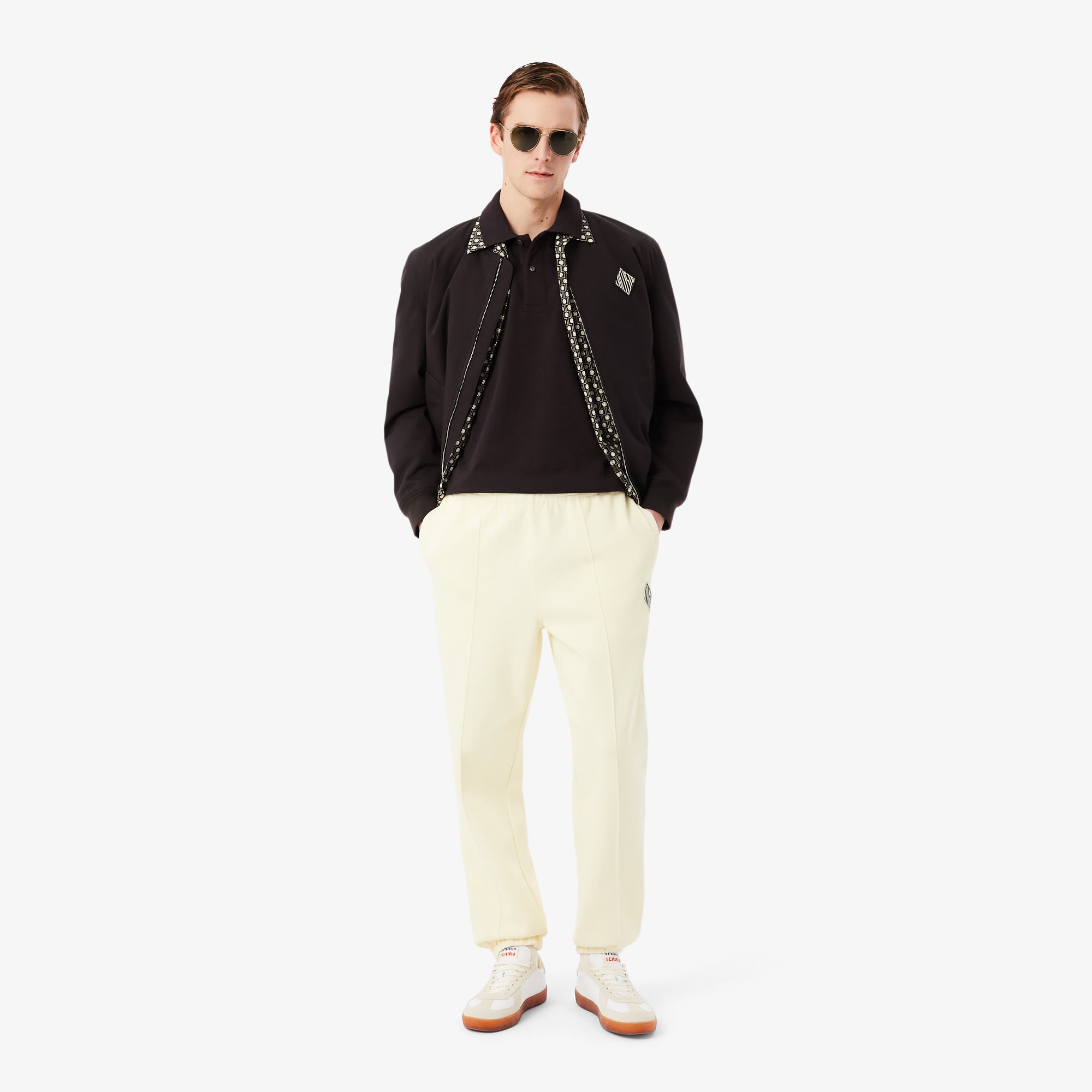 Áo Polo Lacoste Nam Piqué Dáng Rộng Dày Dặn