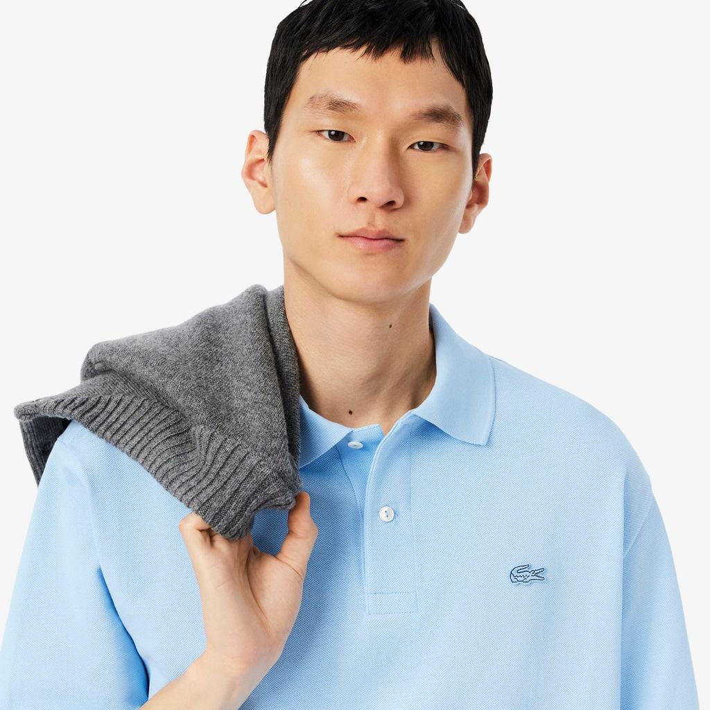 Áo Polo Lacoste Nam Piqué Dáng Rộng Dày Dặn