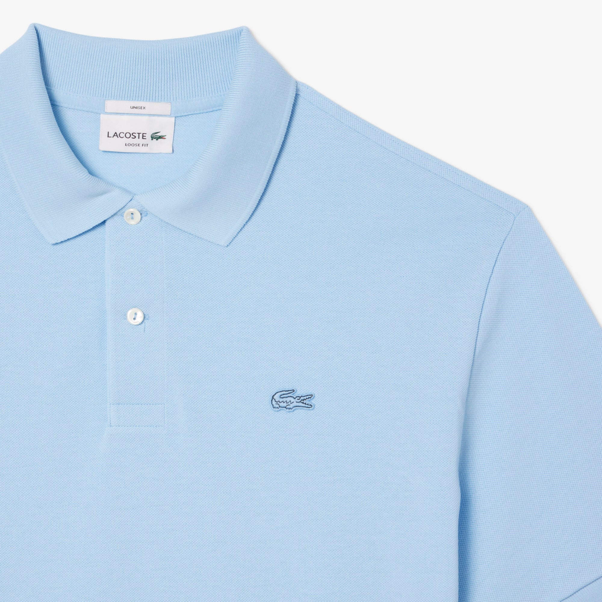 Áo Polo Lacoste Nam Piqué Dáng Rộng Dày Dặn