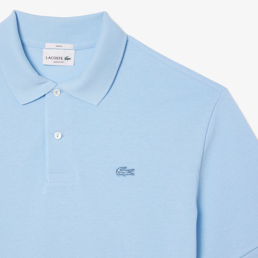 Áo Polo Lacoste Nam Piqué Dáng Rộng Dày Dặn