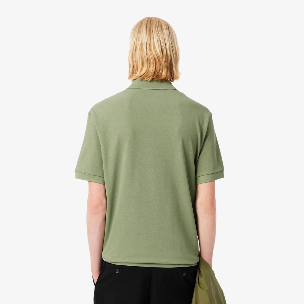 Áo Polo Lacoste Nam Piqué Dáng Rộng Dày Dặn