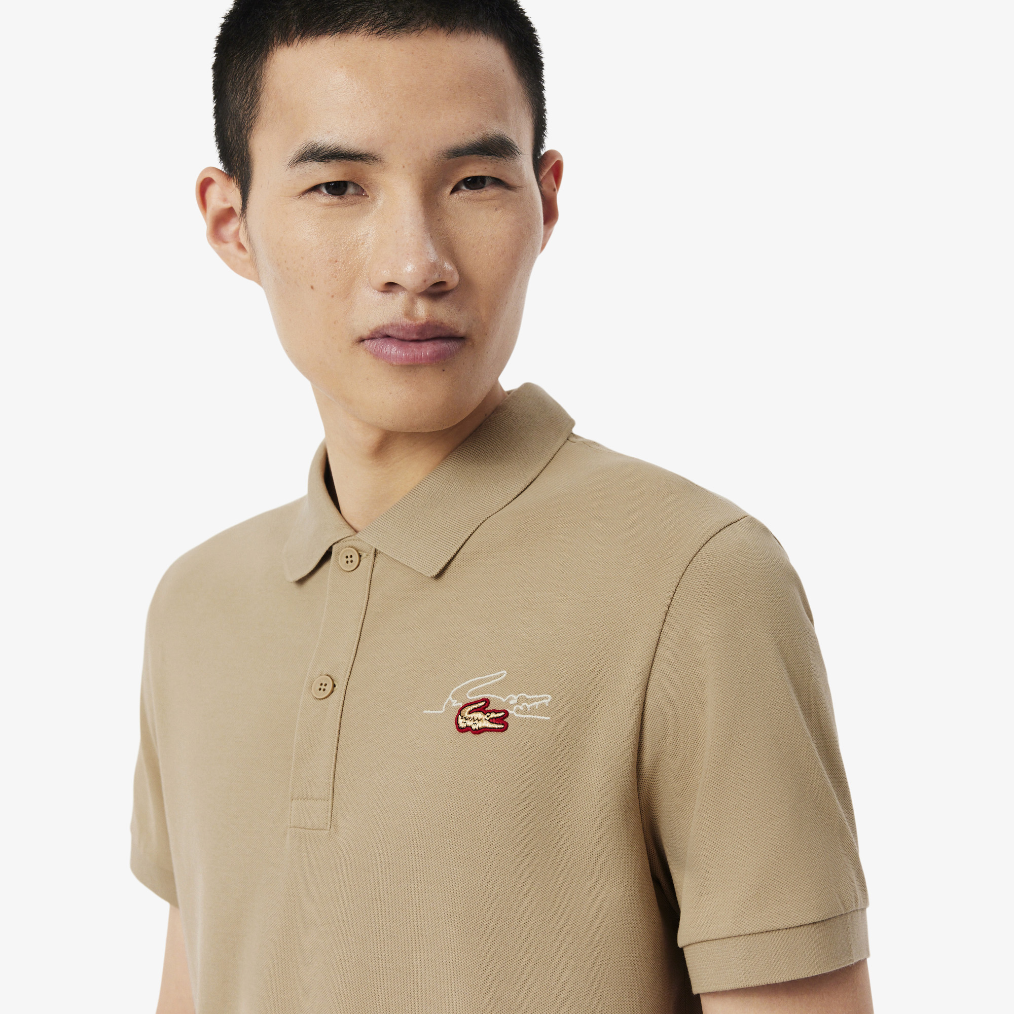 Áo Polo Lacoste Nam Dáng Suông Piqué Tết Nguyên Đán