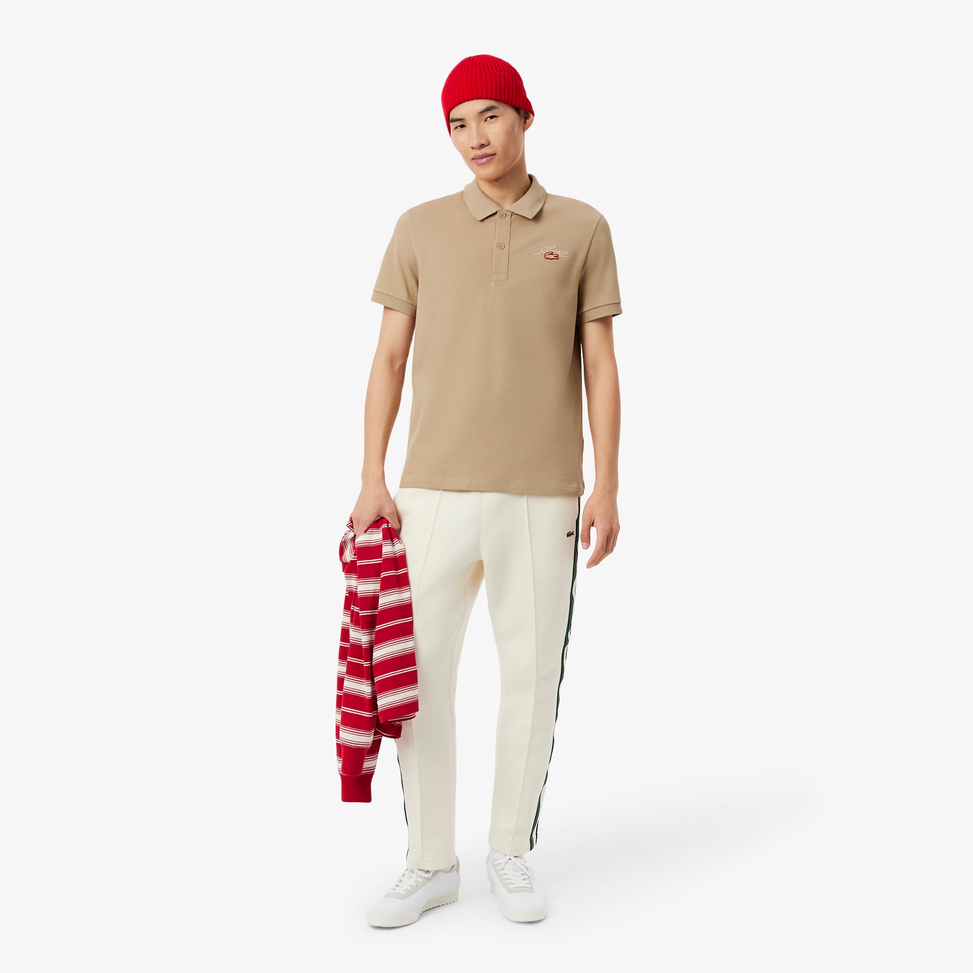 Áo Polo Lacoste Nam Dáng Suông Piqué Tết Nguyên Đán