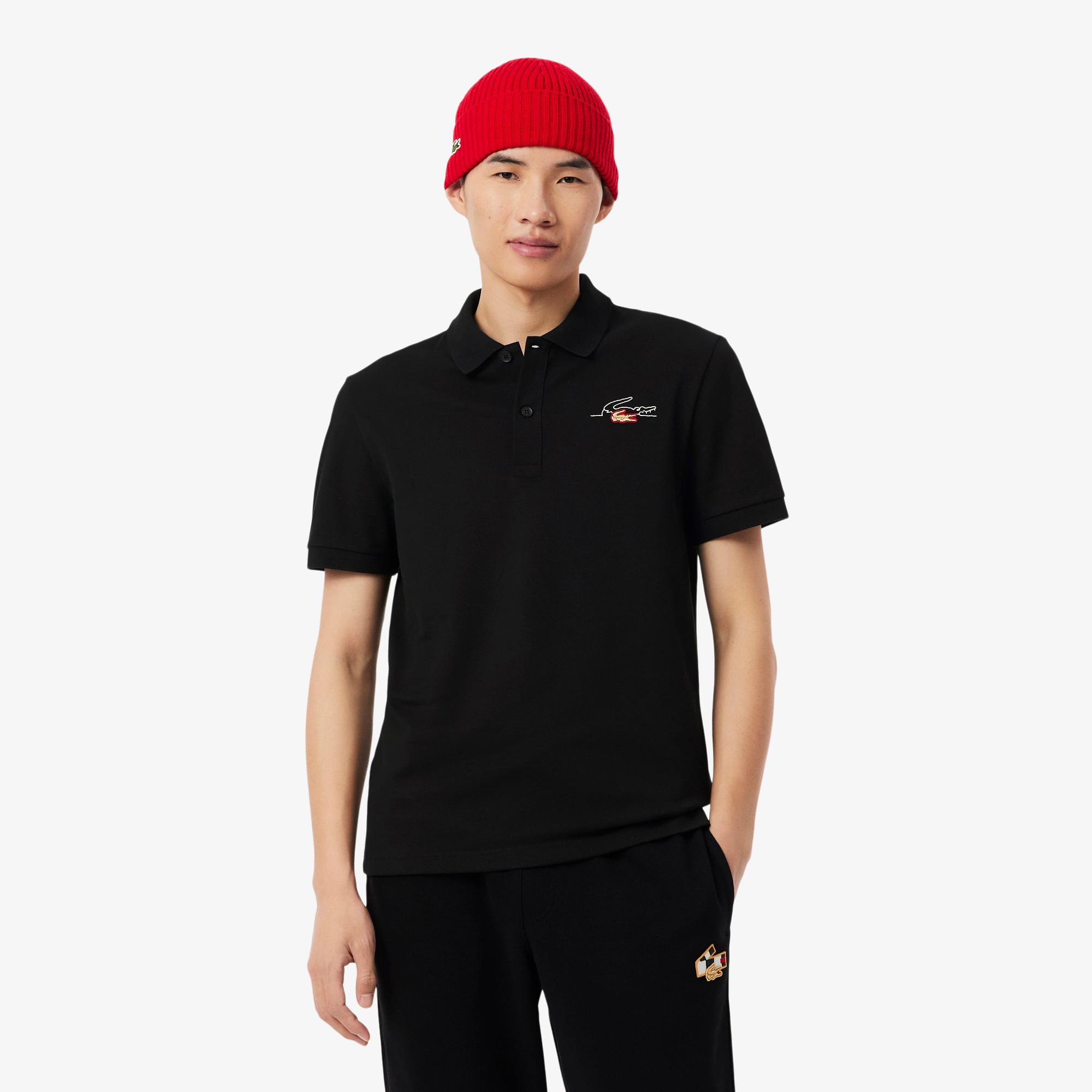 Áo Polo Lacoste Nam Dáng Suông Piqué Tết Nguyên Đán