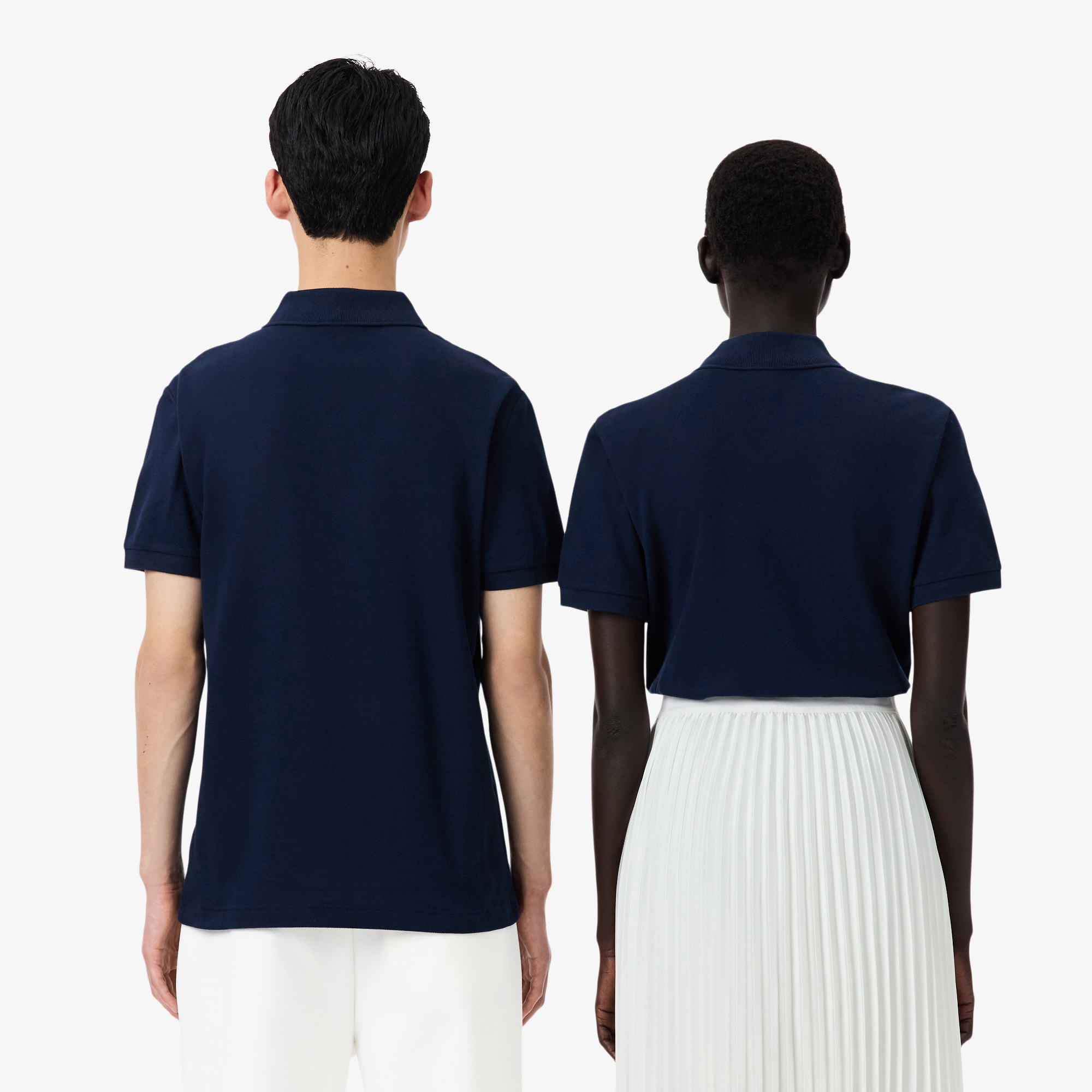 Áo Polo Lacoste Unisex Dáng Suông Phiên Bản Rolex Paris Masters