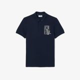 Áo Polo Lacoste Unisex Dáng Suông Phiên Bản Rolex Paris Masters