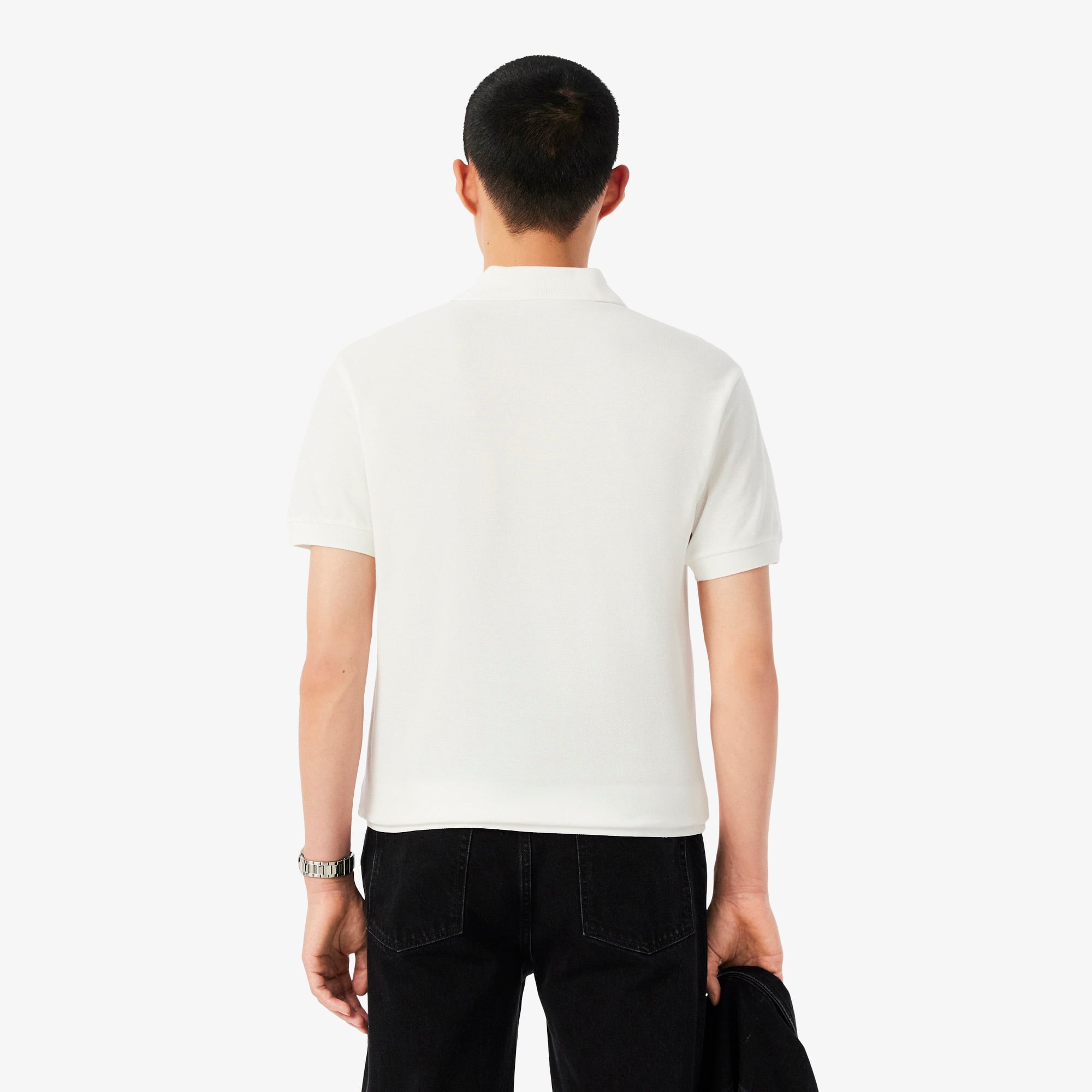 Áo Polo Lacoste Nam Dáng Cổ Điển Có Huy Hiệu Petit Piqué Fit