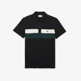 Áo Polo Lacoste Nam Dáng Suông Petit Piqué Họa Tiết Colour-Block