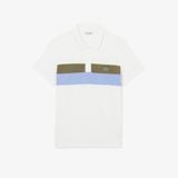 Áo Polo Lacoste Nam Dáng Suông Petit Piqué Họa Tiết Colour-Block