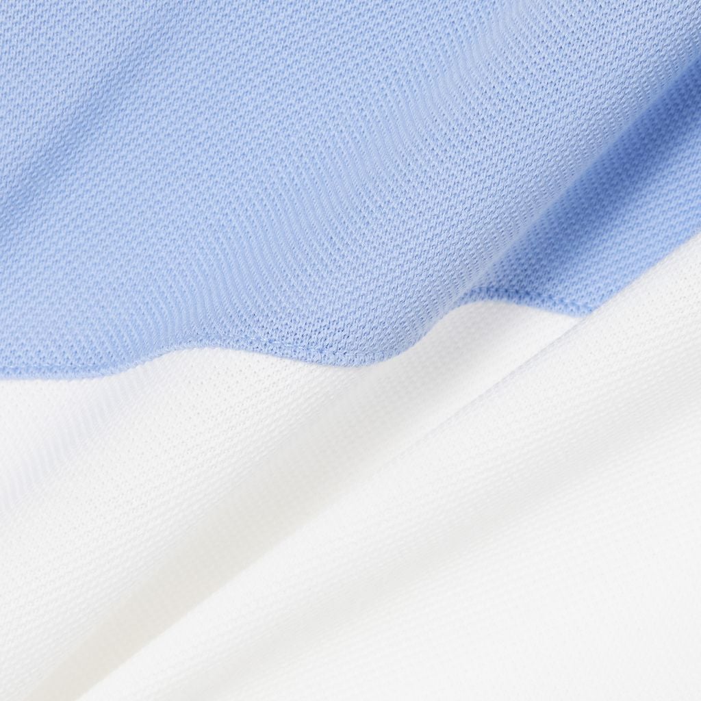 Áo Polo Lacoste Nam Dáng Suông Petit Piqué Họa Tiết Colour-Block