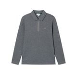 Áo Polo Tay Dài Lacoste Nam Cổ Khóa Kéo From Yibo