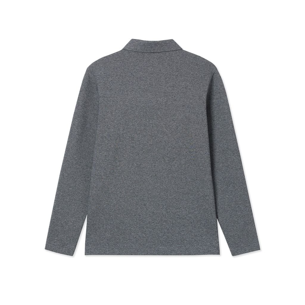 Áo Polo Tay Dài Lacoste Nam Cổ Khóa Kéo From Yibo