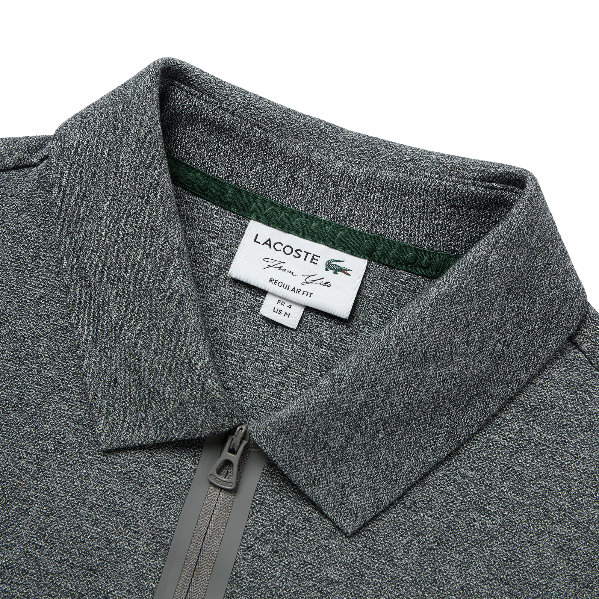 Áo Polo Tay Dài Lacoste Nam Cổ Khóa Kéo From Yibo