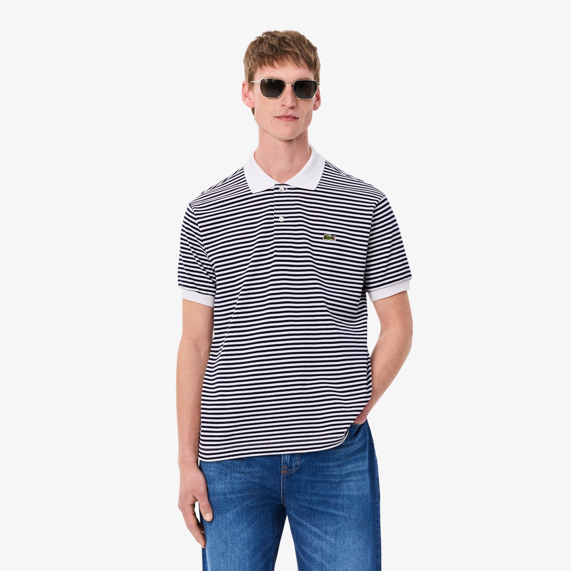 Áo Polo Lacoste Nam Piqué L.12.12 Dáng Cổ Điển