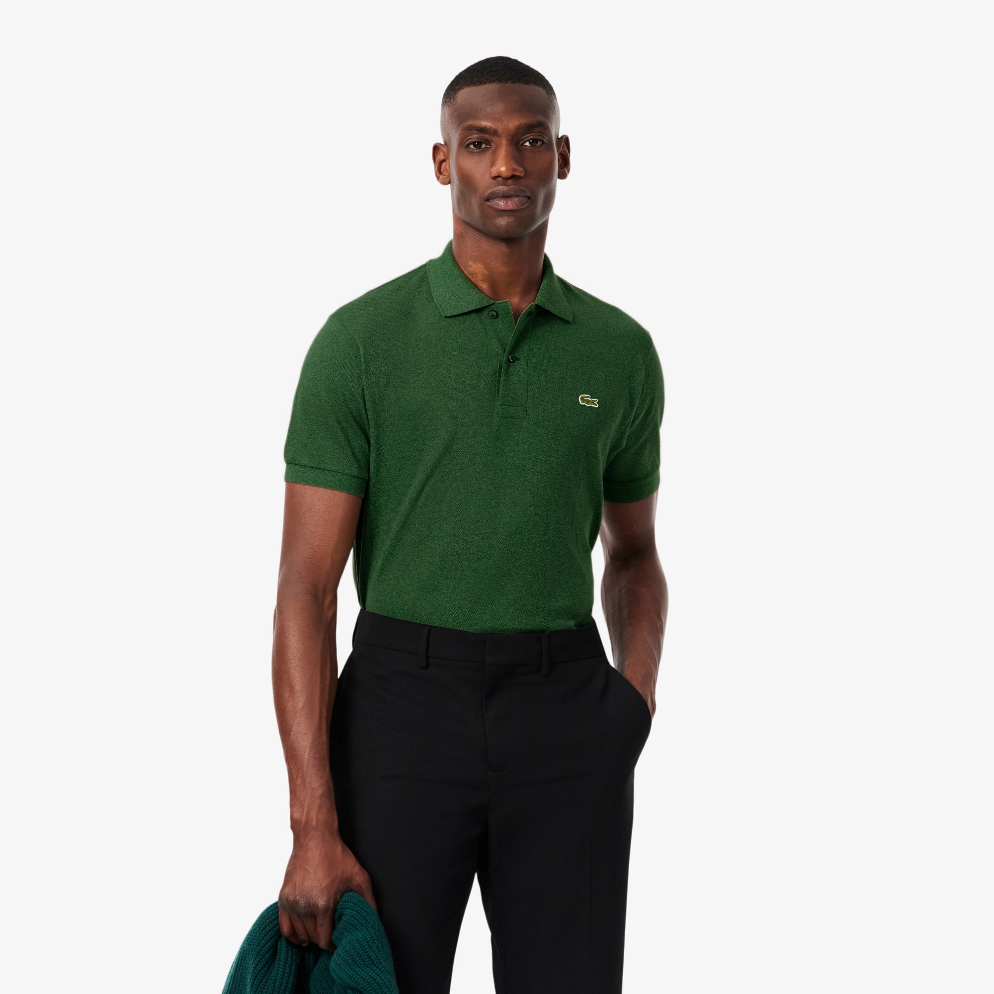 Áo Polo Lacoste Nam L.12.12 Dáng Cổ Điển Chất Liệu Piqué Dày