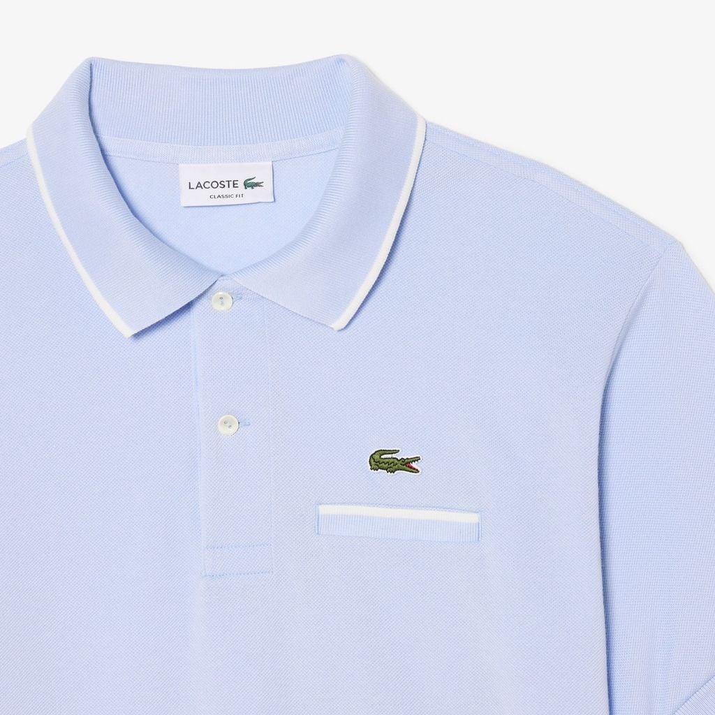 Áo Polo Lacoste Nam L.12.12 Dáng Cổ Điển Có Túi Nổi Bật